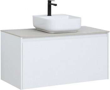 Тумба под раковину Aquanet Nova Lite 100 белый (1 ящик) Тумба под раковину Aquanet Nova Lite 100 белый (1 ящик)