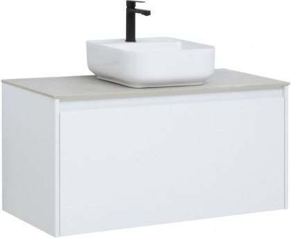 Тумба под раковину Aquanet Nova Lite 100 белый (1 ящик) Тумба под раковину Aquanet Nova Lite 100 белый (1 ящик)