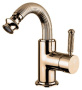 OLIMP-BSM2-03/24-L Смеситель на биде однорычажный c донным клапаном, золото