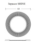 Зеркало SHINE Белое d82 528-W Boheme Зеркало SHINE Белое d82 528-W Boheme