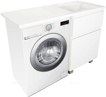 Комплект мебели Dallas Luxe 1000х482 правосторонний напольный 2 ящика (ШхГхВ) 358х476х860