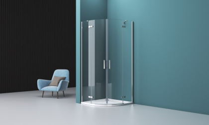 Душевой уголок BelBagno KRAFT-R-2-100-C-Cr