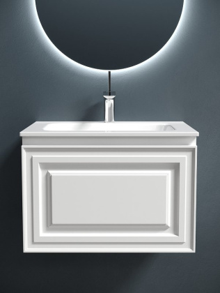 Тумба подвесная SANCOS Very 590х445х406, c одним  ящиком оснащенным доводчиками, Bianco , арт.VR60W Тумба подвесная SANCOS Very 590х445х406, c одним  ящиком оснащенным доводчиками, Bianco , арт.VR60W