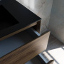 База под раковину Luka 800 подвесная, 2 выкатных ящика soft-close, С.Oak