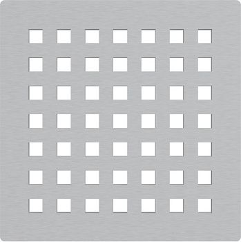 Решетка для cливных трапов из нержавеющей стали 102×102 мм, нержавеющая сталь Решетка для cливных трапов из нержавеющей стали 102×102 мм, нержавеющая сталь