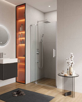 SLIDER-B-1-70/80-BR-BORO  Душевая дверь