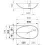 Раковина Salini CALLISTA Sapirit 101 1101101G Раковина Salini CALLISTA Sapirit 101 1101101G