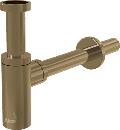 Сифон для умывальника DN32 DESIGN, GOLD-мат