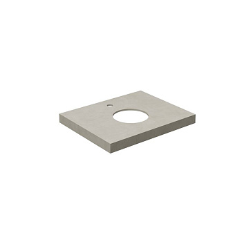 Столешница из керамогранита Про Чементо 60x48, бежевая матовая, CN60.DD506920R