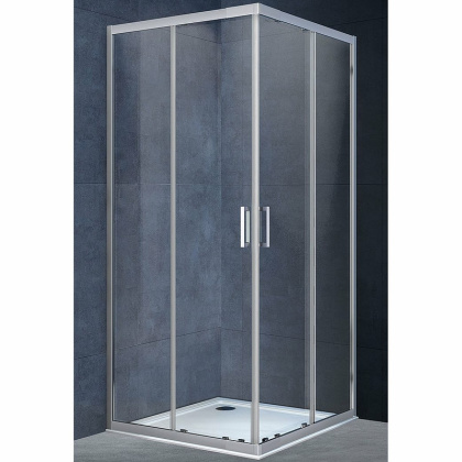 Душевой уголок Rapid VSS-3R80_90CL, (800-900)x(800-900), хром, стекло прозрачное