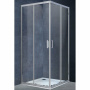 Душевой уголок Rapid VSS-3R80_90CL, (800-900)x(800-900), хром, стекло прозрачное