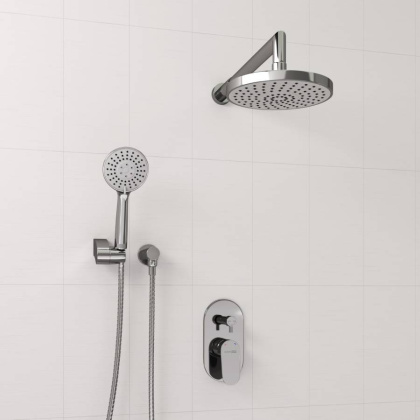 A14229 Встраиваемый комплект для душа с верхней душевой насадкой и лейкой Wasserkraft