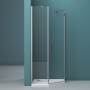 Душевой уголок BelBagno KRAFT-P-1-80-C-Cr-L