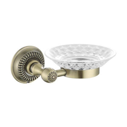 Мыльница стеклянная, RG1403Q Rose, Бронза