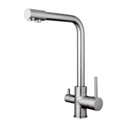 Смеситель для кухни со встроенным фильтром (краном) под питьевую воду Shevanik S328 S328L
