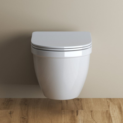 LOTO Унитаз подвесной с сиденьем дюропласт soft close BB070CHR/SC