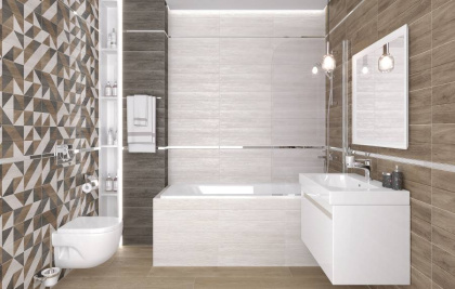 Плитка настенная 60139 Avenue коричневый 20*60 (10шт/1,2м2), м2