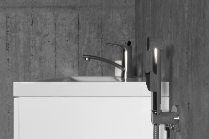 770230000 Origin Bit, Смеситель с поворотным изливом и гиг. душем