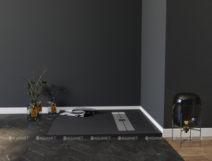 Душевой поддон Aquanet Delight 160х90 черный