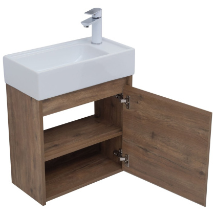 Мебель для ванной Aquanet Nova Lite 50 дуб рустикальный (с дверецей) Мебель для ванной Aquanet Nova Lite 50 дуб рустикальный (с дверецей)