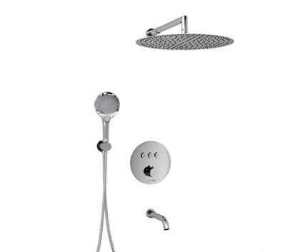 A175817 Встраиваемый комлплект для ванны с верхней душевой насадкой, лейкой и изливом A175817 Встраиваемый комлплект для ванны с верхней душевой насадкой, лейкой и изливом