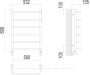 Полотенцесушитель Terminus Стандарт П6 500х600
