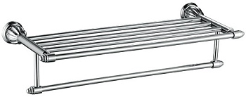 Полка для полотенец четверная RUSH Socotra, 6х20х16 см, хром, ST12544