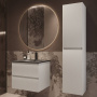 База под раковину Welle 600 подвесная, 2 выкатных ящика soft-close, M.White