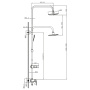 Смеситель Lemark Tropic LM7002BL для ванны и душа Смеситель Lemark Tropic LM7002BL для ванны и душа