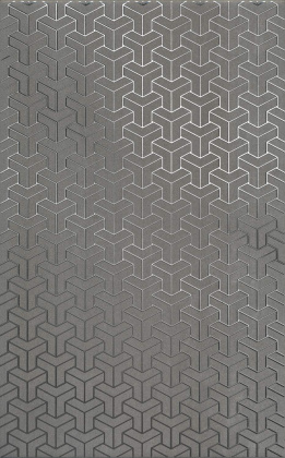 Декор HGD\C371\6399 Ломбардиа серый темный 40см*25см*8мм (1уп/10шт/)матовый, шт