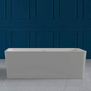 Ванна из искусственного камня ABBER Stein AS9623 белая матовая