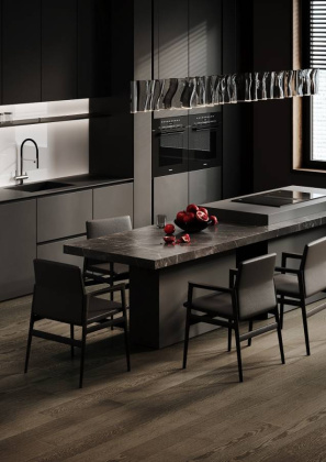 Кварцевый паркет Quartz Parquet Классик Дуб Амбарный, 1258-04, 5/0,6 мм