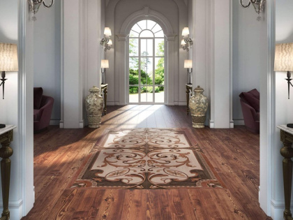 Керамогранит DD570700R Гранд Вуд декорированный левый обрезной 80*160*11(2шт/2,56м2), м2