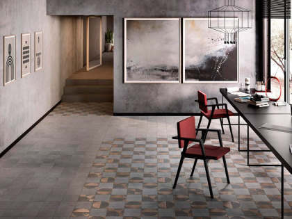 Керамогранит SG935700N Матрикс серый темный 30*30*8 (16шт\1.44м2), м2