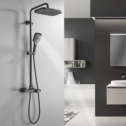 Душевая стойка с термостатом ROSE R18H R1896H-6