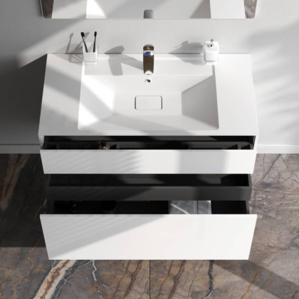 База под раковину подвесная, 60х100,8х49,2 см, белая, M50AFHX1003WM