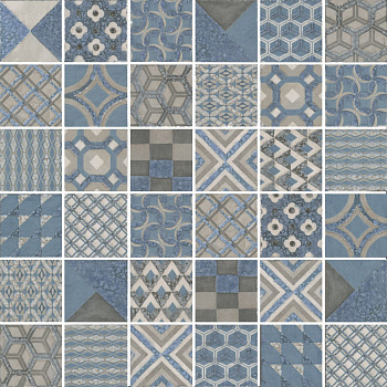 Декор VT416B\MM Онда 2 синий 30см*30см*9мм (1уп/7шт/0,63м2) мозаичный, шт Декор VT416B\MM Онда 2 синий 30см*30см*9мм (1уп/7шт/0,63м2) мозаичный, шт