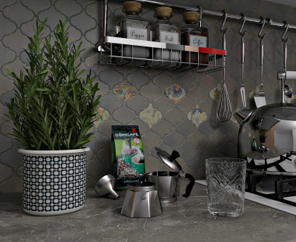 Декор OP\A167\65000 Арабески котто орнамент 6.5*6.5*7 (уп\26шт), шт