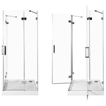 Душевой уголок Aquanet Beta Cube NWD1242 100x100, прозрачное стекло