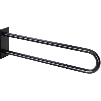 Поручень U-образный, 813 мм, черный, с крышкой Поручень U-образный, 813 мм, черный, с крышкой