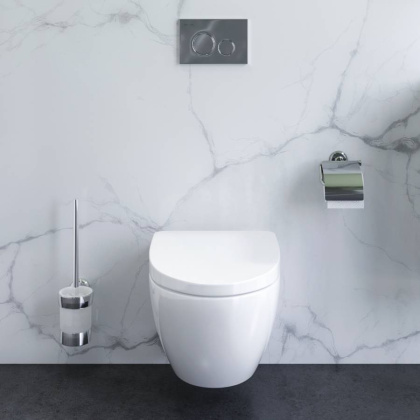 Подвесной комплект AWE ( зона туалета), 34х38,4х56 см, цвет белый с серебром, CK11FB