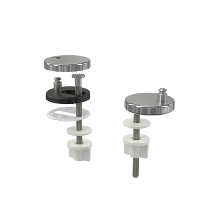 Петли с нижним монтажом, крышка из нержавеющей стали