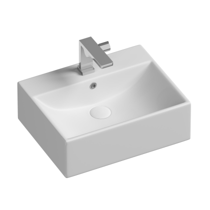 Умывальник чаша накладная прямоугольная Element 500*410*160мм