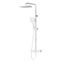 DX218092000 Option, душевая система с ТМС Для душа: верхний душ 230*230мм, ручной душ 120мм, 3 режим
