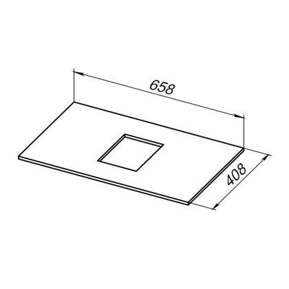 Столешница Allen Brau Priority 1.31009.DG-S 70 dark grey structure, шт