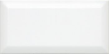 Плитка настенная 19040 Бланше белый грань 9,9*20*9.2 (40шт/0,8м2), м2