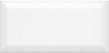 Плитка настенная 19040 Бланше белый грань 9,9*20*9.2 (40шт/0,8м2), м2