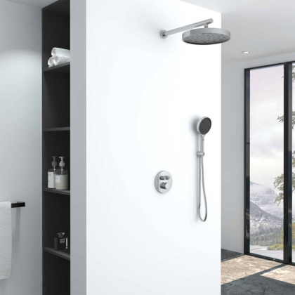 Душевой комплект Inspire VSFW-3I22MT2CH встраиваемый, термостатический, двухрежимный, хром Душевой комплект Inspire VSFW-3I22MT2CH встраиваемый, термостатический, двухрежимный, хром