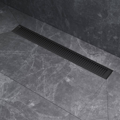 W01SC-P11-060-01BM MasterFlow Трап для душа линейный универс затвор Cut Gradient 60см цвет черн мат
