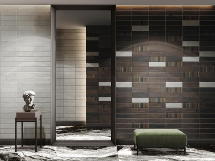 Плитка настенная 9046 Шеннон коричневый темный матовый 8.5*28.5*8.5 (44шт\1.07м2), м2 Плитка настенная 9046 Шеннон коричневый темный матовый 8.5*28.5*8.5 (44шт\1.07м2), м2